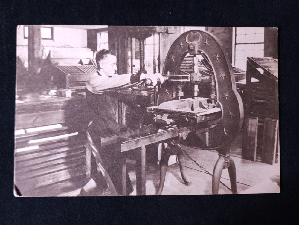 Massachusetts MA Print Old Shop Store At Village Of Sturbridge Vintage Postcard